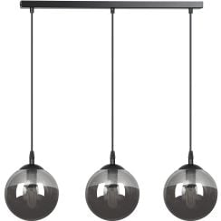 Emibig Cosmo závesné svietidlo 3x10 W čierna-grafitová 712/3