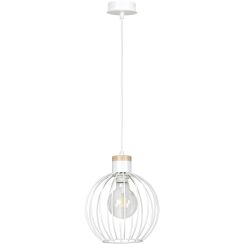 Emibig Barbado závesné svietidlo 1x15 W biela 755/1