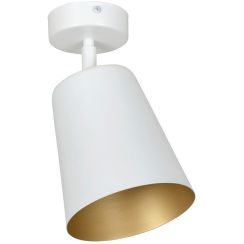 Emibig Prism stropné svietidlo 1x60 W biela-zlatá 407/1