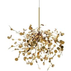 King Home Monete závesné svietidlo 3x40 W zlatá JD8653-1.GOLD