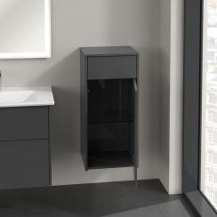 Villeroy & Boch Finero skrinka 40x35x86.6 cm závesné bočné sivá C53101FP