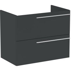 Roca Ella skrinka 78.5x44.6x63.5 cm závesné pod umývadlo čierna A857770531