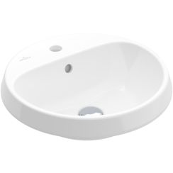 Villeroy & Boch Architectura umývadlo 45x45 cm okrúhly vstavané umývadlo biela 5A6546R1