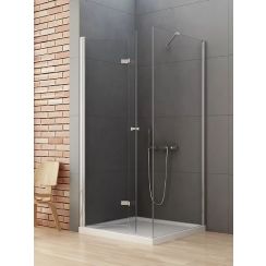 New Trendy New Soleo sprchovací kút 120x90 cm štvorcová chromová lesklé/priehľadné sklo D-0149A/D-0151B