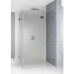 Riho Scandic sprchovací kút 90x90 cm obdĺžniková čierna matné/priehľadné sklo G001056121