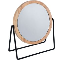BISK Umbra kozmetické zrkadlo 19.5x19.5 cm okrúhly čierna 08161