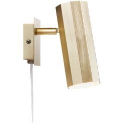 Nordlux Alanis nástenná lampa 1x15 W mosadzná 2213441035