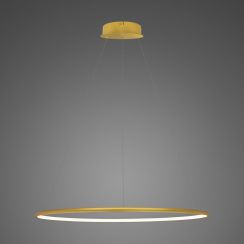 Altavola Design Ledowe Okręgi závesné svietidlo 1x30 W zlatá LA073/P_80_in_3k_gold_dimm