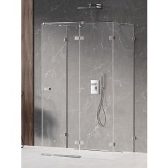 New Trendy Avexa sprchovací kút 120x90 cm štvorcová chromová lesklé/priehľadné sklo EXK-2499