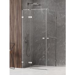 New Trendy Avexa sprchovací kút 120x110 cm štvorcová chromová lesklé/priehľadné sklo EXK-2411