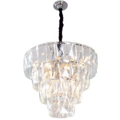 MaxLight Vivaldi závesné svietidlo viac ako 6x40 W chrómová P0309