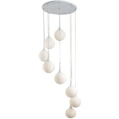 MaxLight Bolle závesné svietidlo viac ako 6x60 W biela CX4094