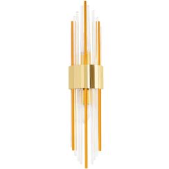 Moosee Amanda nástenná lampa 2x40 W priehľadná MSE010100263