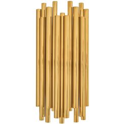 Moosee Tubo nástenná lampa 2x40 W zlatá MSE010400200