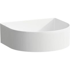 Laufen Sonar umývadlo 41x36.5 cm polokrúhly pultové umývadlo biela H8123434001121