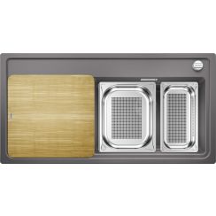 Blanco Zenar XL 6 Steamer SystemPlus granitový drez 100x51 cm sivá/grafitová/ónyxová 524083