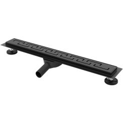 Rea Greek lineárny odtok 90 cm čierna REA-G8026
