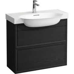 Laufen The New Classic skrinka 77.6x31.6x67.7 cm závesné pod umývadlo čierna H4060420856281