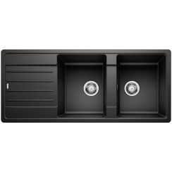 Blanco Legra 8 S granitový drez 116x50 cm čierna 526088