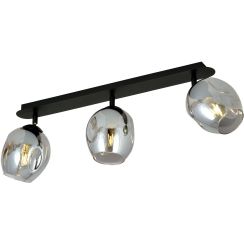 Emibig Flow stropné svietidlo 3x60 W čierna 11783