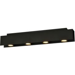 Emibig Kenno stropné svietidlo 4x8 W čierna 1141/4