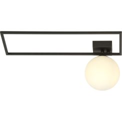 Emibig Imago stropné svietidlo 1x10 W čierna-opalová 1130/1A
