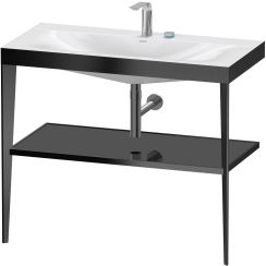Duravit XViu umývadlo s konzolou 80 cm čierna XV4715EB240