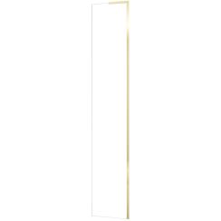 Rea Hugo stena sprchovacieho kúta 30 cm zlatá brúsený/sklo priehľadné REA-K6610