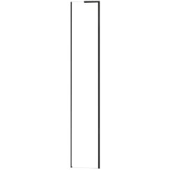 Rea Hugo stena sprchovacieho kúta 30 cm čierna matný/sklo priehľadné REA-K6606