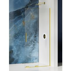 New Trendy Smart Light Gold stena sprchového kúta walk -in 120 cm zlatá lesklý/sklo priehľadné EXK-4297