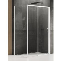 New Trendy Prime White sprchovací kút 150x80 cm štvorcová biela matné/priehľadné sklo K-1377