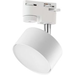 TK Lighting Tracer lampa na koľajnicovú lištu 1x10 W biela-chróm 4397