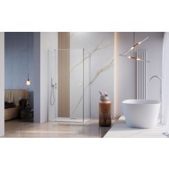 Radaway Essenza New KDJ sprchové dvere 80 cm výklopné chróm lesklá/priehľadné sklo 1385043-01-01L