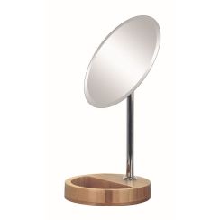 Kleine Wolke Timber kozmetické zrkadlo 17x30.5 cm okrúhly 5884202886