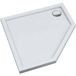 Schedpol Caspar New päťuholníková sprchová vanička 80x80 cm biela 3.2397