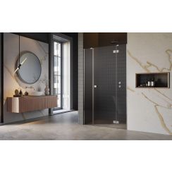 Radaway Essenza New DWJS sprchové dvere 50.5 cm výklopné chróm lesklá/priehľadné sklo 1385030-01-01R