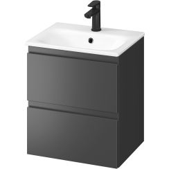 Cersanit Moduo umývadlo so skrinkou 49.4 cm antracitová S801-471-DSM