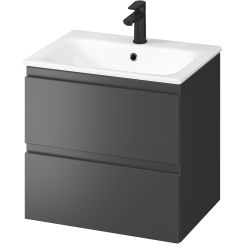 Cersanit Moduo umývadlo so skrinkou 59.5 cm antracitová S801-472-DSM