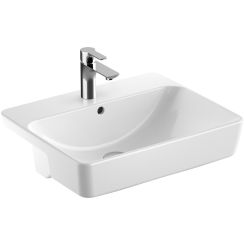 Geberit Variform umývadlo 55x45 cm obdĺžnik vstavané umývadlo biela 500.681.01.1