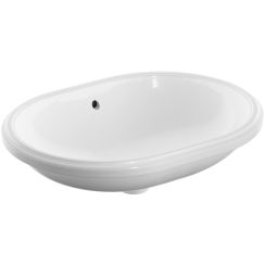 Geberit Variform umývadlo 55x40 cm oválny podpultové umývadlo biela 500.757.01.2