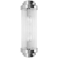 Moosee Column nástenná lampa 2x40 W priehľadná-strieborná MSE010100360