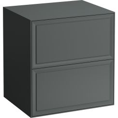 Laufen The New Classic skrinka s pracovnou doskou 57.5x45.5x60 cm závesné pod umývadlo sivá H4060060856271