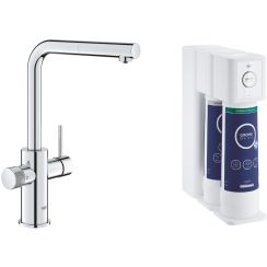 Set štartovacia súprava Grohe Blue 40878000, batéria pre vodný filter Grohe Blue 30601000