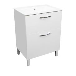 Cersanit Capri skrinka 59.4x44.6x77 cm stojacie pod umývadlo biela S598-036-DSM