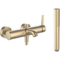 Laufen Kartell vaňová/sprchová batéria nástenná zlatá H3213370831411