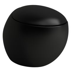Laufen Il Bagno Alessi wc misa závesná bez splachovacieho kruhu čierna H8209717160001