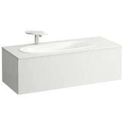 Laufen Il Bagno Alessi skrinka 119.5x49x36.5 cm závesné pod umývadlo biela H4304410972601