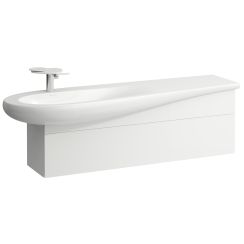 Laufen Il Bagno Alessi skrinka 135x32x34 cm závesné pod umývadlo biela H4304510972601