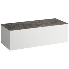 Laufen Il Bagno Alessi skrinka s pracovnou doskou 120x50x37 cm závesná kúpeľňová skrinka pod umývadlo biela H4323000972601