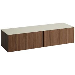 Laufen Il Bagno Alessi skrinka s pracovnou doskou 160x50x37 cm závesné pod umývadlo H4313300976301